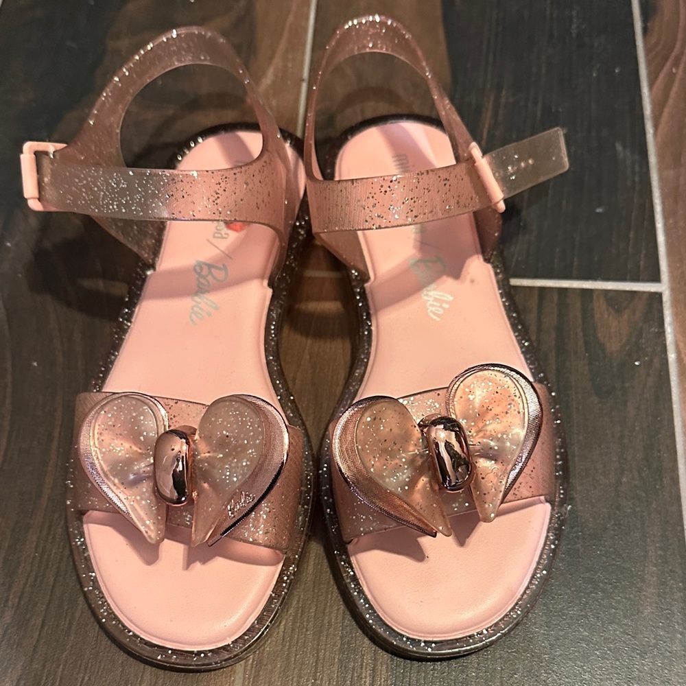 Mini Melissa x Barbie sandals